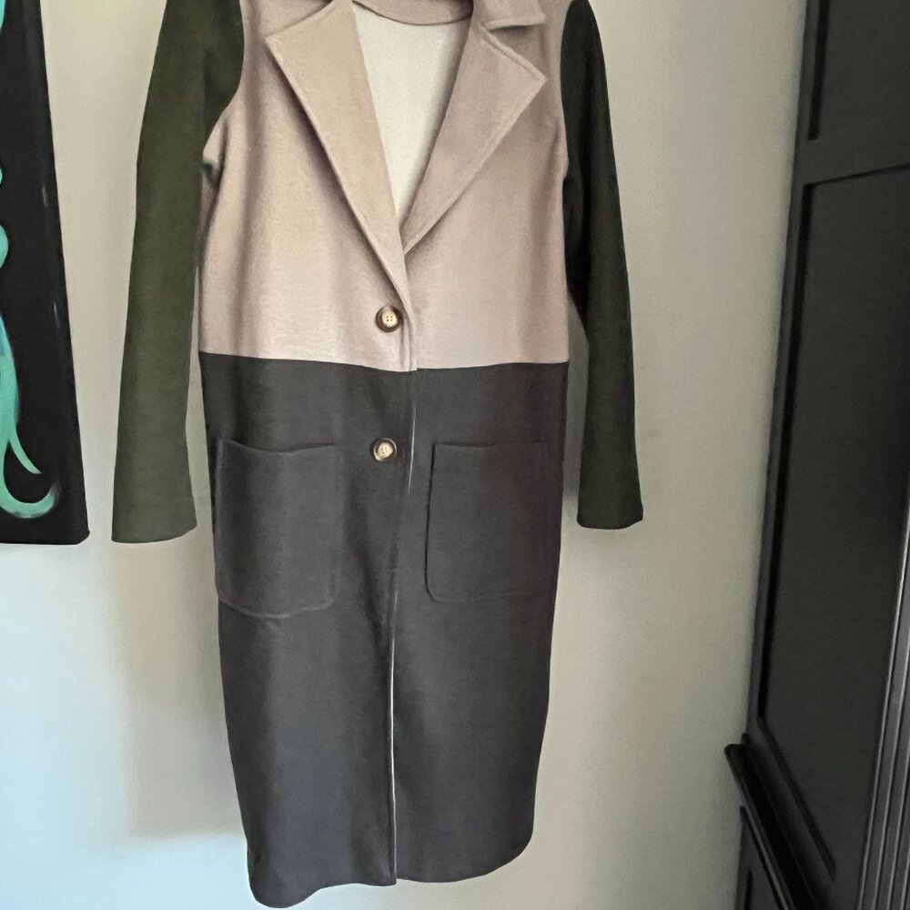 Mystree Color Block Coat - image 1